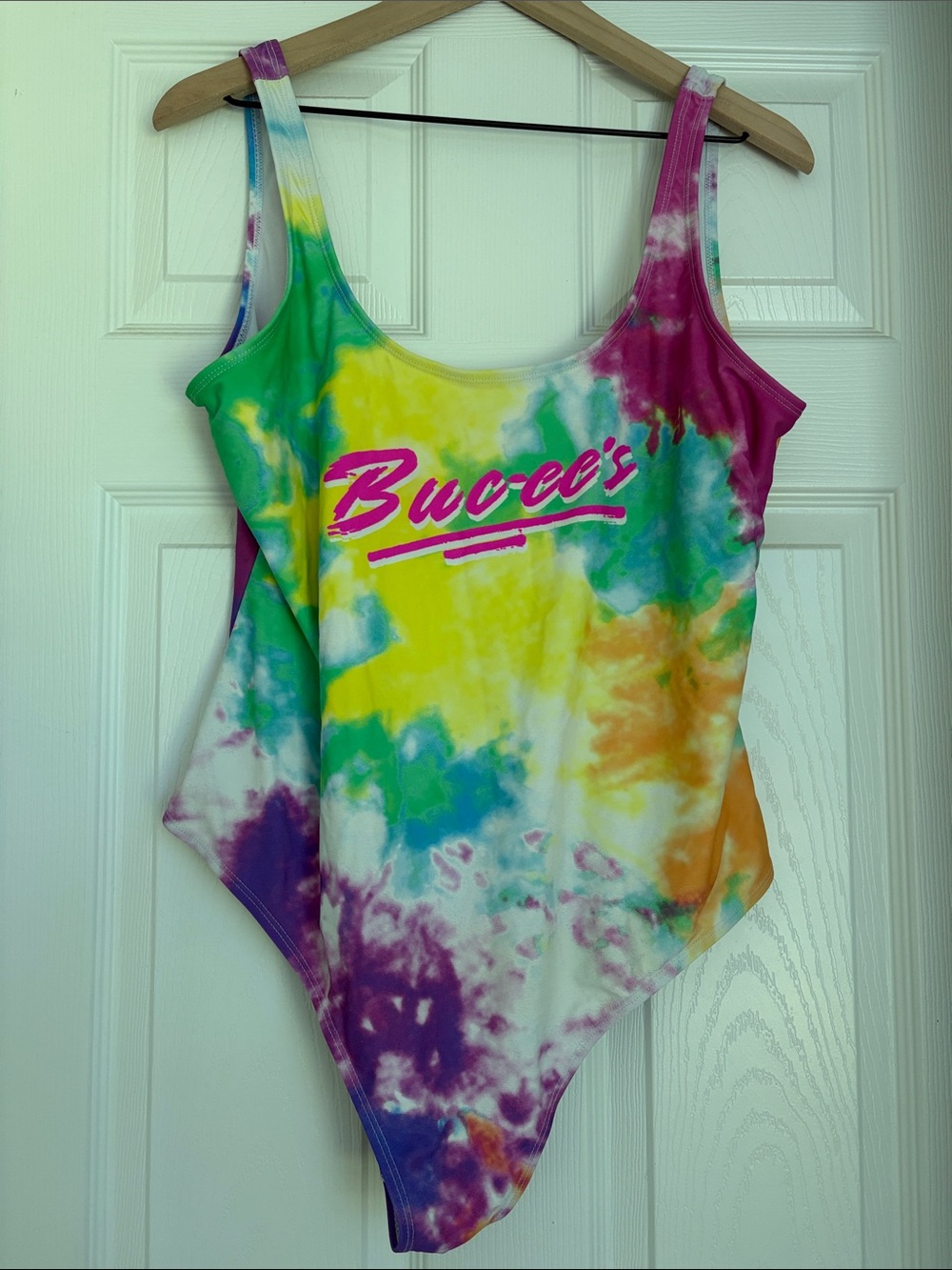 Buc-ee's Women's Tie-Dye One-Piece Swimsuit - Multicolor